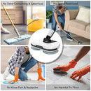 AIPER SMART Cordless Electric Spin Mop with LED Headlight, Hardwood Floor Cleaner with Built-in 300ml Water Tank, Polisher, Sprayer, Scrubber for Hardwood Floor, Tile Floors, Quiet Cleaning & Waxing