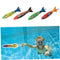 Aisoway Torpedoes Bandits Underwater Dive Toy Swimming Pool Throwing Diving Game Tool 4pcs