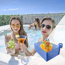 AIZHIYI Swimming Pool Storage Basket for Frame, Big Capacity Hanging Item Container Box for Above Ground Pool, Durable Plastic Pool Accessories for Wallet Phone Clothes Book Drink Eyeglass Holder