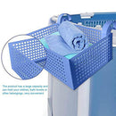 AIZHIYI Swimming Pool Storage Basket for Frame, Big Capacity Hanging Item Container Box for Above Ground Pool, Durable Plastic Pool Accessories for Wallet Phone Clothes Book Drink Eyeglass Holder