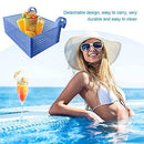 AIZHIYI Swimming Pool Storage Basket for Frame, Big Capacity Hanging Item Container Box for Above Ground Pool, Durable Plastic Pool Accessories for Wallet Phone Clothes Book Drink Eyeglass Holder