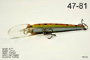 Akuna Swoose Goose Series 4.7 inch Diving Lure in color "Holographic Red Sky" (Five BP 47-81)