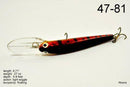 Akuna Swoose Goose Series 4.7 inch Diving Lure in color "Holographic Red Sky" (Five BP 47-81)