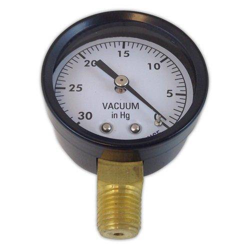 ALF 86030BU Steel Vacuum Gauge with 1/4-Inch Bottom Mount, 2-Inch