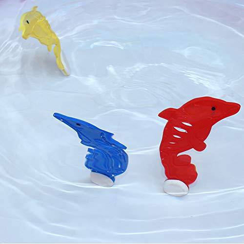 Alomejor 3pcs Diving Dolphin Toy Swimming Pool Fun Dolphin Learning Toy Safe Children Water Play Toy for Game Swimming Train