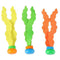 Alomejor 3pcs Swimming Diving Seaweed Toys Children Kids Diving Learning Assistant Bath Training Water Toys