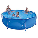 ALUNVA Bracket Pool,Fish Pond,Paddling Pool,Family Inflatable Swimming Pool,Full-Sized Inflatable Pools,Outdoor Blow Up Pool,Extra Large Easy Set-Blue. 300x76cm(118x30inch)