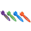 Amonida Beautiful Appearance Bright Color 4Pcs Children Diving Toy, Pvc Children Swimming Toy, Easy To Carry For Swimming Practice Daily Competition(FourColor Mixed)