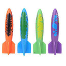 Amonida Beautiful Appearance Bright Color 4Pcs Children Diving Toy, Pvc Children Swimming Toy, Easy To Carry For Swimming Practice Daily Competition(FourColor Mixed)