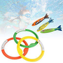 Anpro 16pcs Diving Pool Toys Set, Dive Stick Toys for Kids, Swimming Pools Toys Including 3 pcs Dive Sticks, 3 pcs Dive Rings, 3 pcs Toypedo Bandits, Perfect for Children (Over 5 Years Old)