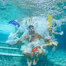 Anu Linen Underwater Diving Toy 3 Pcs Diving Dolphin Toy Pool Diving Colorful Training Toy Underwater Fun Toy Dog Pool Toys Pool Toys for Toddlers Kids 3-10 8-12