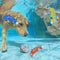 Anu Linen Underwater Diving Toy 3 Pcs Diving Dolphin Toy Pool Diving Colorful Training Toy Underwater Fun Toy Dog Pool Toys Pool Toys for Toddlers Kids 3-10 8-12