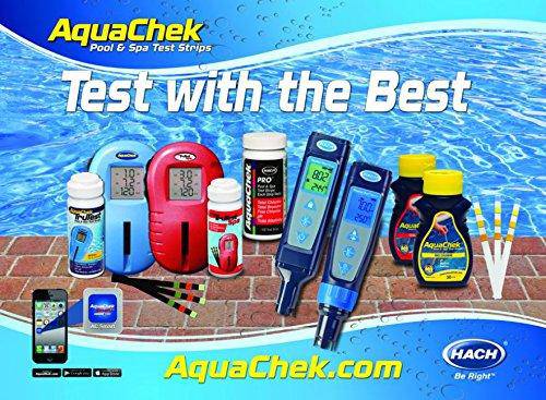 AquaChek 511244 Swimming Pool & Spa Chlorine 4 in 1 Test Strips Aquacheck (6 Pack)