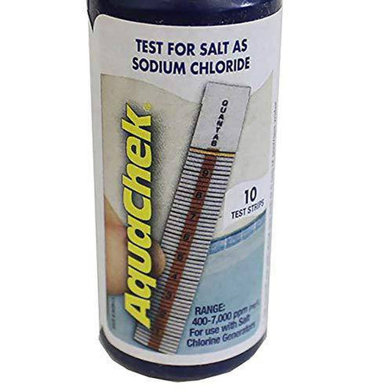 AquaChek 561141-4 White Swimming Pool and Spa 10 Count Sodium Chloride Test Kit (4 Pack)