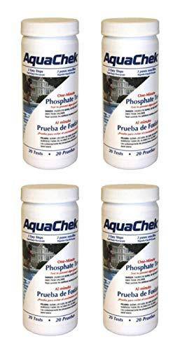 AquaChek 562227 One Minute Phosphate Test Strips Swimming Pool/Spa 4 Bottle