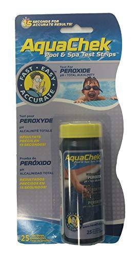 AquaChek 562249 Swimming Pool Spa Peroxide Alkalinity pH Test Strips - 50 Strips