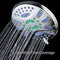 AquaStar ‎5520 Elite High-Pressure 7" Giant 6-setting Luxury Spa Rain Shower Head with Microban Antimicrobial Anti-Clog Jets for More Power & Less Cleaning! / Solid Brass Ball Join/All Chrome Finish