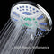 AquaStar ‎5520 Elite High-Pressure 7" Giant 6-setting Luxury Spa Rain Shower Head with Microban Antimicrobial Anti-Clog Jets for More Power & Less Cleaning! / Solid Brass Ball Join/All Chrome Finish