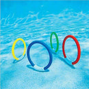 Artudatech Underwater Diving Pool Toys Set Bright Colors Durable Diving Sticks Diving Rings