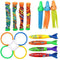 ASCA 15PC Underwater Swim Pool Diving Toys - Summer Swimming Dive Toy Sets