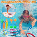 ASCA 16PC Underwater Swim Pool Diving Toys - Summer Swimming Dive Toy Sets