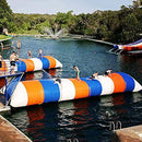 ASZX Inflatable Water Ejection Bag, PVC Water Park Game Pillow, Diving Ball with Air Pump, Water Sports Pillow,1.56M