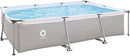 Avenli 9' 10" x 6' 7" x 25.5" Outdoor Above Ground Swimming Pool Metal Frame Pool