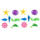 Balacoo 14pcs Dive Gem Toy Set Kids Summer Beach Toy Summer Diving Training Toy Plastic Sinking Gem Underwater Swimming Toy Bath Toys