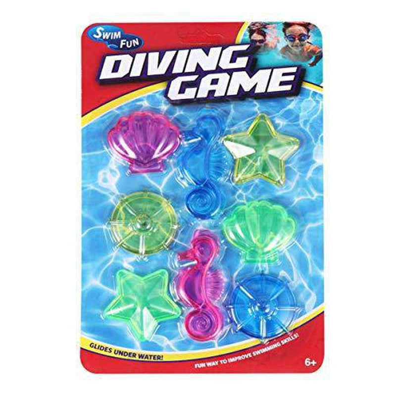balacoo 2 Sets Dive Gem Toy Set Summer Diving Training Toy Plastic Sinking Gem Sinking Diving Gems Underwater Swimming Toy Bath Toys