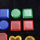 Balacoo 24pcs Underwater Treasure Toy Sinking Dive Colorful Gem Toy Set Underwater Geometric Gem Swimming Practice Toy for Kids Children Random Color