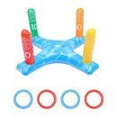 Balacoo Water Toss Hoops Game Throwing Ring Toy Inflatable Ring Toss Toy Ring Beach Pool Bath Toy for Kids