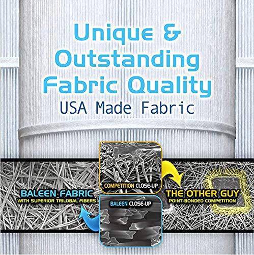 Baleen Filters 100 sq. ft. Pool Filter Replaces Unicel C-9699, Pleatco PJ100-4, Filbur FC-1490-Pool and Spa Filter Cartridges Model: AK-8013