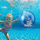 Ball Game for Pools, Swimming Pool Ball, Swim Float Toy Balls, 9 Inch Inflatable Pool Balls with Hose Adapter for Under Water Game Passing, Buoying, Dribbling, Diving and Pool Game for Teen Adult. (C)