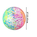 Ball Game for Swimming Pool, Mottled Ball Fills with Water Suspended in Water, 9 Inch Inflatable Pool Balls with Hose Adapter for for Under Water Passing, Dribbling, Diving for Teens, Kids, Adults (A)