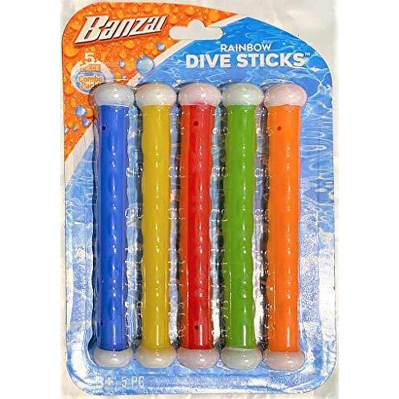 BANZAI Rainbow Dive Sticks - 5 Pieces