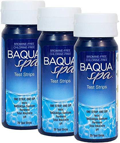 Baqua Spa Test Strips-4 way (25 count) (3 Pack)