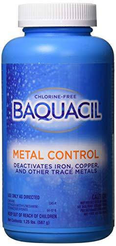 Baquacil 84327 Metal Control Swimming Pool Cleanser, 1.25 lbs