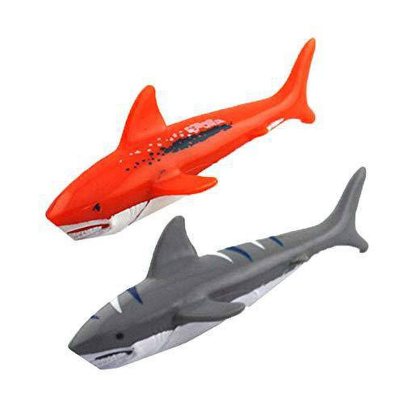 BARMI 4Pcs Plastic Diving Toys Pool Dive Shark Water Throwing Torpedo Kids Funny Gift,Perfect Child Intellectual Toy Gift Set Random Color
