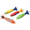 Beautymap Pool Diving Toys - Sinking Torpedo Swim Toys - Pack of 4