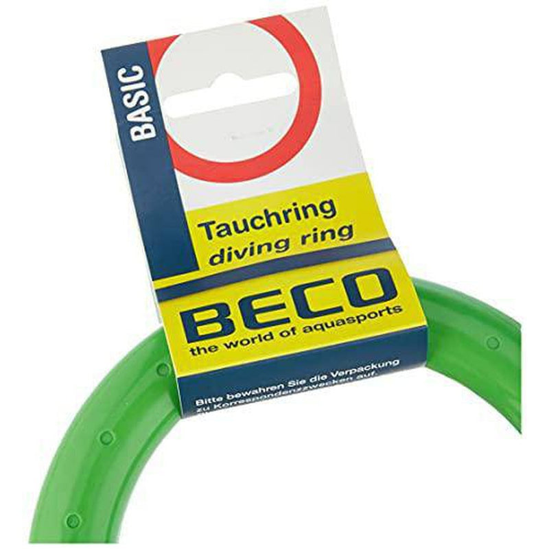 BECO Children's Swimming Ring, Water Toy, Solid Diving Ring, Green, One Size