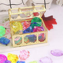 BENBO Swimming Gem Diving Toys, 34 Pieces Diving Gem Pool Toy Set with 2 Pieces Treasure Pirate Boxes Colorful Diamonds Dive Throw Toy Set Underwater Toy for Pool Use Treasures Gift