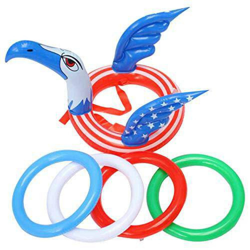 BESPORTBLE 1pc Swimming Toss Game Toy Throwing Ring Toy Inflatable Water Throwing Ring Toy for Kids Children Party Swimming