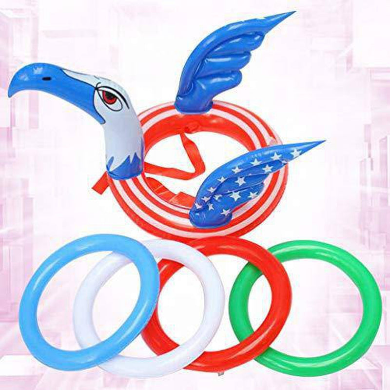 BESPORTBLE 1pc Swimming Toss Game Toy Throwing Ring Toy Inflatable Water Throwing Ring Toy for Kids Children Party Swimming