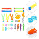 BESPORTBLE 24pcs Diving Pool Toys Underwater Swimming Toys Diving Sticks Pirate Treasure Sinking Swimming Pool Toy for Kids Teens Adults Children