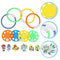 BESPORTBLE 3 Sets Swimming Pool Dive Rings Pool Dive Toy Set for Family Kids Colorful Easy to Find and Grab Underwater Swimming Pool Toy
