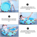 BESPORTBLE Inflatable Pool Garden Round Inflatable Baby Swimming Pool Blow Up Kid Pool for Kids Toddler Outdoor Garden Backyard Summer Swim Center