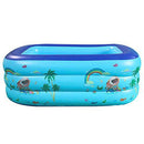 BESPORTBLE Inflatable Swimming Pool Portable and Durable Swimming Pool Bathtub for Family Adult Children Swimming Pool (145x110cm)