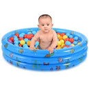 BESTOYARD Baby Swimming Pool Reinforced PVC Inflatable Printed Swimming Tool for Children 80cm