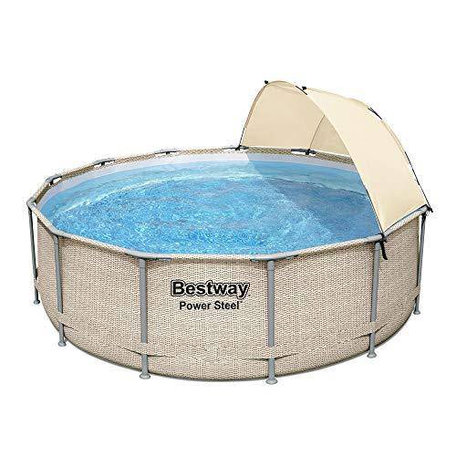 Bestway 5614UE 13 Foot x 42 Inches Power Steel Frame Above Ground Back
