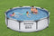 Bestway 56406 Steel Pro MAX Above Ground Swimming Pool, 10ft x 30in, Gray, Frame Pool(Pool Only)